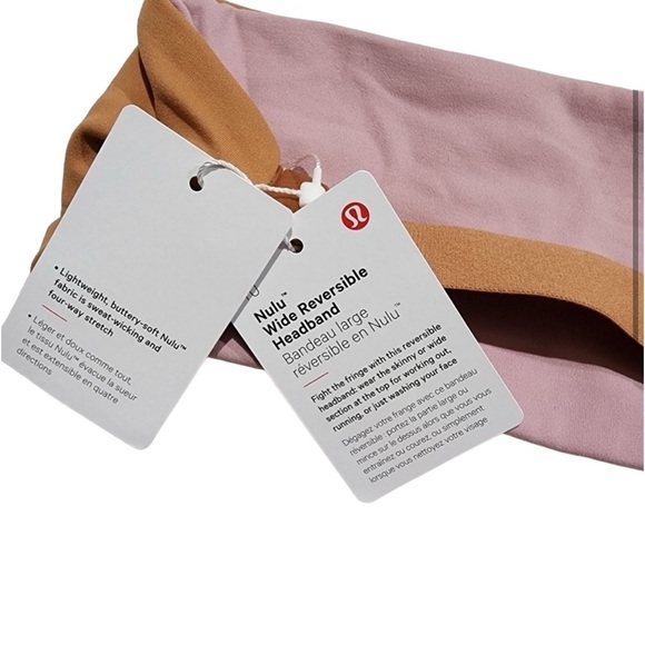 NWT Lululemon Nulu wide reversible headband - Picture 1 of 6